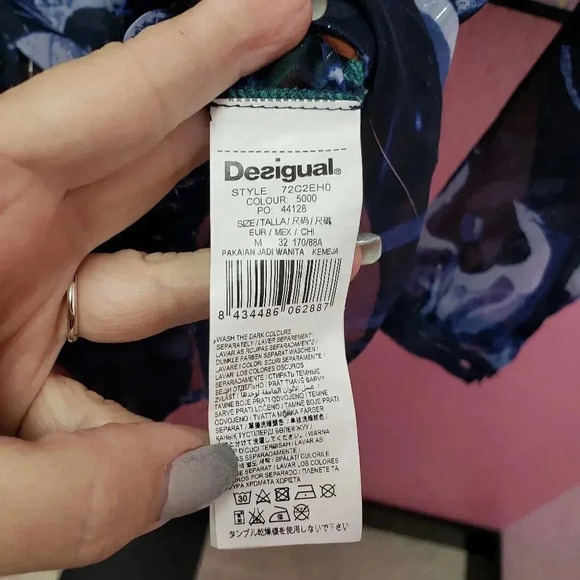 DesigualFloral Sheer Blouse  - Picture 8 of 8